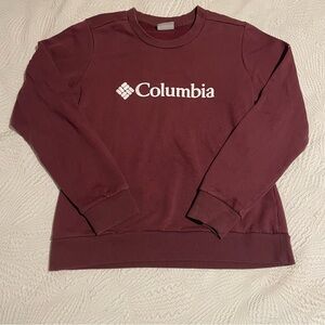 Columbia Maroon Crewneck Sweater